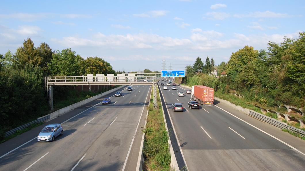 Auto's op de snelweg