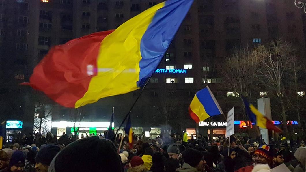 protest Roemenië