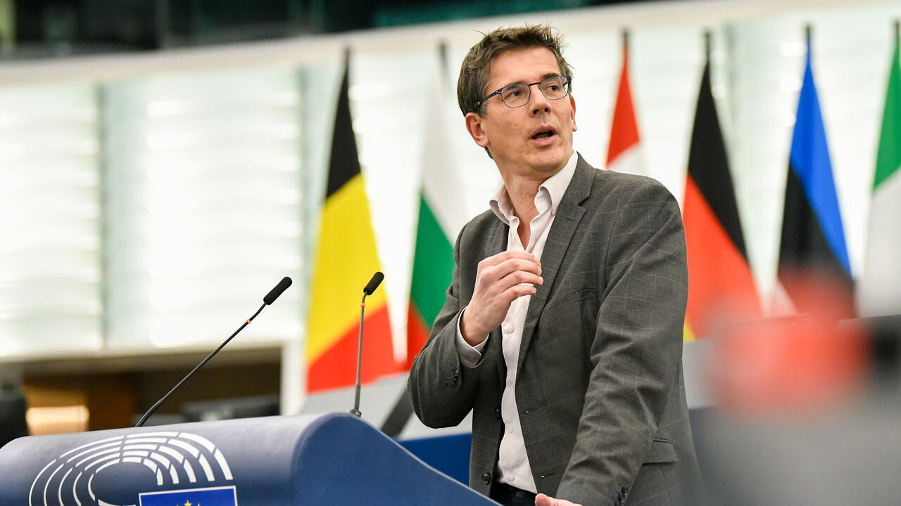 Bas Eickhout in het Europees Parlement in 2024